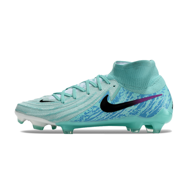 Chaussure de football Nike Phantom Luna 2 Elite FG Bleu clair et noir + CHAUSSETTES CADEAUX 🎁