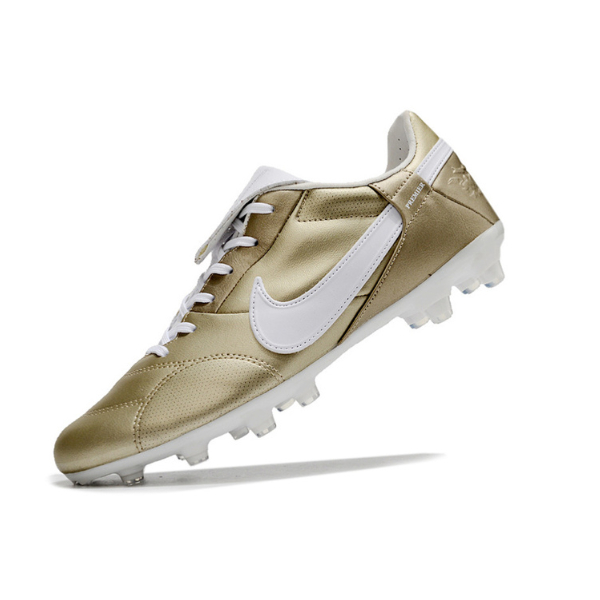 Chuteira Campo Nike Premier 3 FG Dourada + MEIA DE BRINDE 🎁