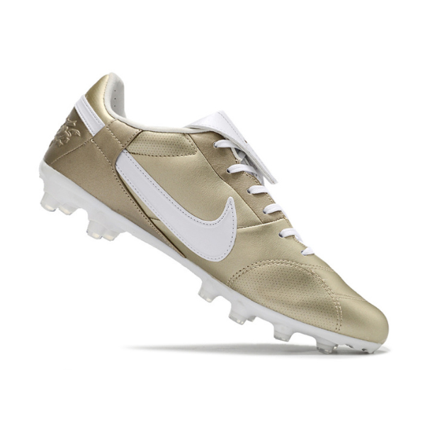 Chuteira Campo Nike Premier 3 FG Dourada + MEIA DE BRINDE 🎁