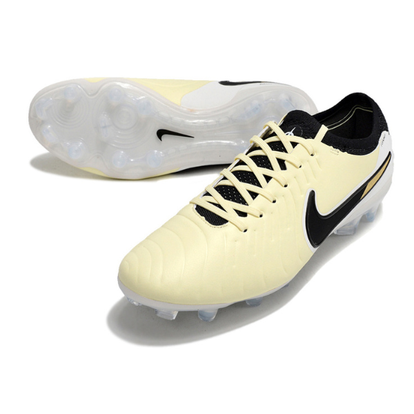 Chuteira Campo Nike Tiempo 10 Legend Elite FG Amarelo Claro + MEIA DE BRINDE 🎁