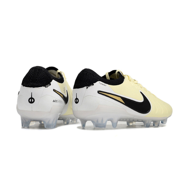 Chuteira Campo Nike Tiempo 10 Legend Elite FG Amarelo Claro + MEIA DE BRINDE 🎁