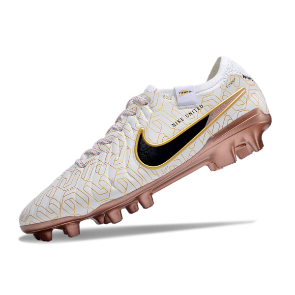 Chuteira Campo Nike Tiempo 10 Legend Elite FG United Golden Pack + MEIA DE BRINDE 🎁