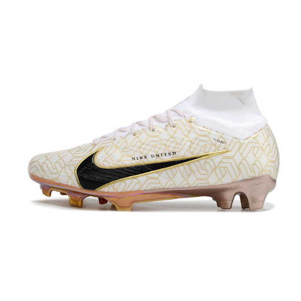 Chuteira Campo Nike Zoom Mercurial Superfly 9 Elite FG United Golden Pack + MEIA DE BRINDE 🎁