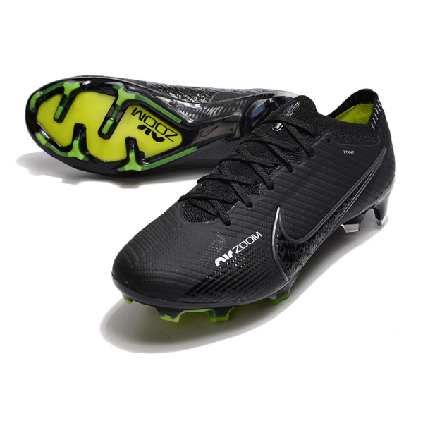 Chuteira Campo Nike Zoom Mercurial Vapor 15 Elite FG Black Pack + MEIA DE BRINDE 🎁