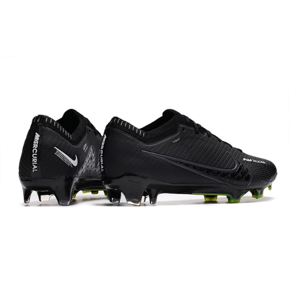 Chuteira Campo Nike Zoom Mercurial Vapor 15 Elite FG Black Pack + MEIA DE BRINDE 🎁