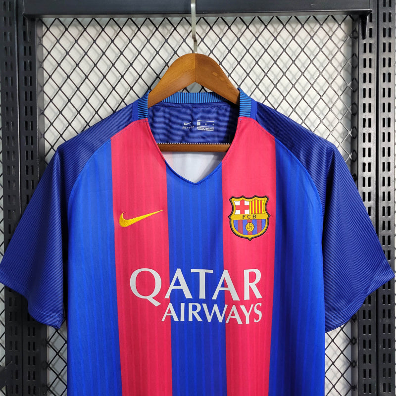 Camisola Barcelona Home 16/17 - Retrô