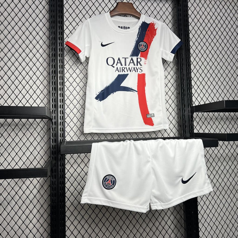 Kit Infantil Paris Saint Germain Away 2024/2025