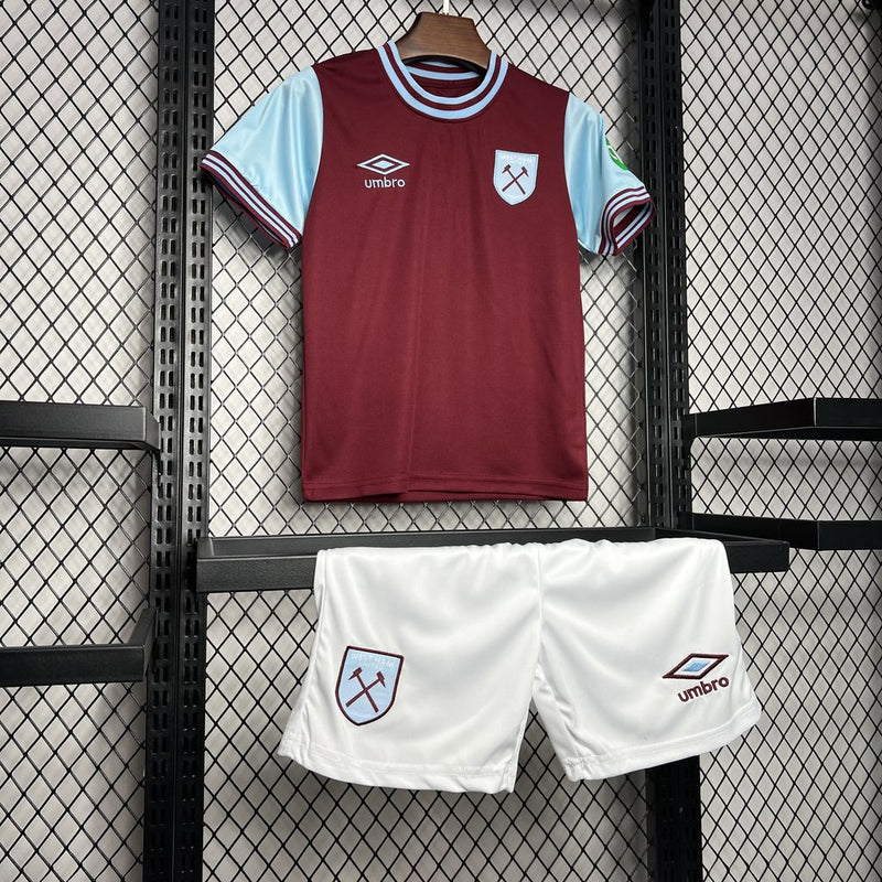 Kit Infantil West Ham United Home 2024/2025