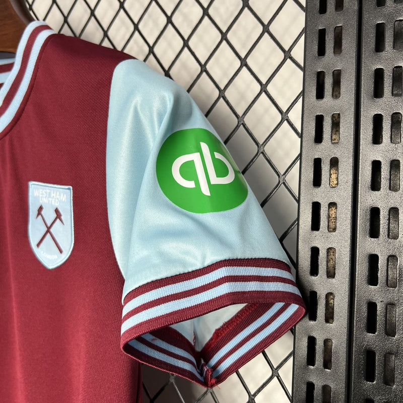 Kit Infantil West Ham United Home 2024/2025