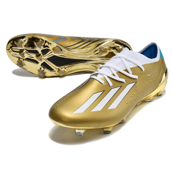 Chuteira Campo Adidas X Speedportal.1 FG Dourada Messi + MEIA DE BRINDE 🎁