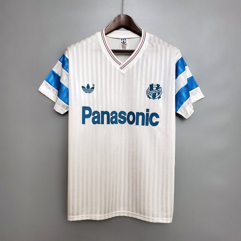 Camisola Olympique de Marseille Home 90/91 - Retrô