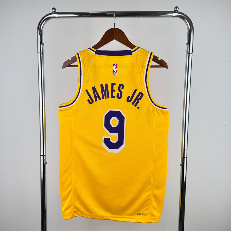 Los Angeles Lakers Icon Edition Bronny James Yellow Tank Top 