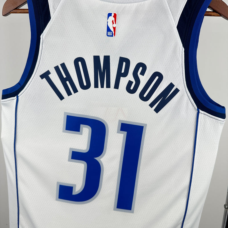 Dallas Mavericks 24/25 Association Edition Klay Thompson White Tank Top 