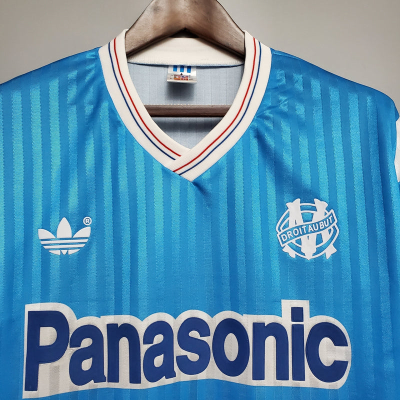 Camisola Olympique de Marseille Away 90/91 - Retrô