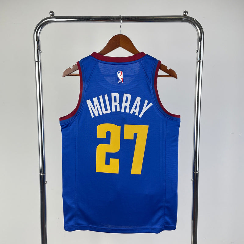 Denver Nuggets 23/24 Statement Edition Jamal Murray Blue Tank Top