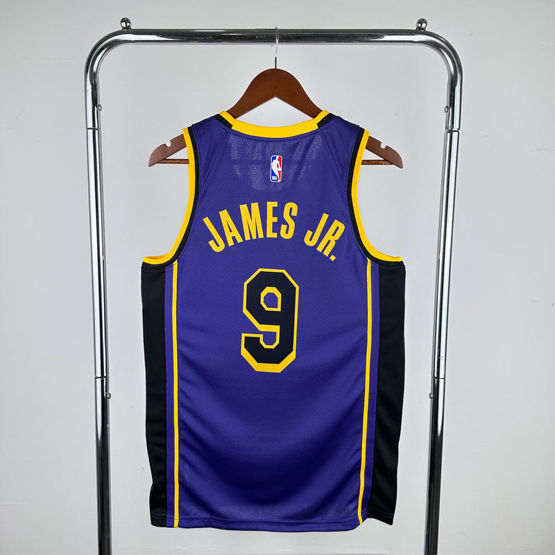 Los Angeles Lakers Statement Edition Bronny James Purple Tank Top 