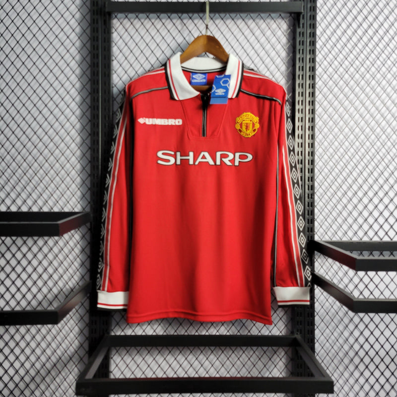 Camisola Manchester United Home 98/99 - Retrô