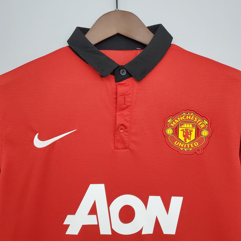 Camisola Manchester United Home 13/14 - Retrô