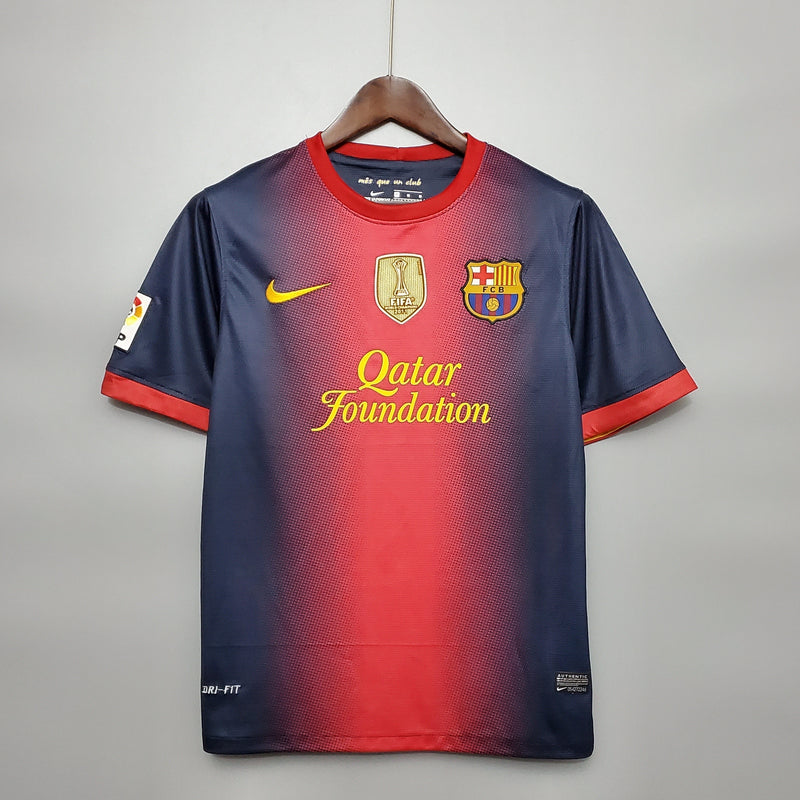 Camisola Barcelona Home 12/13 - Retrô