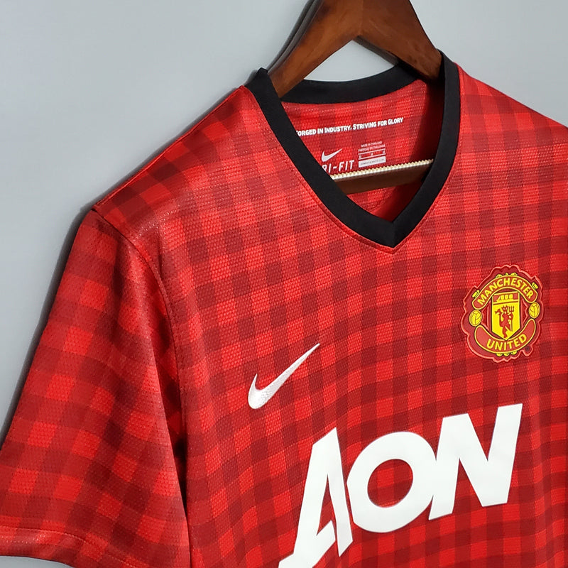 Camisola Manchester United Home 12/13 - Retrô