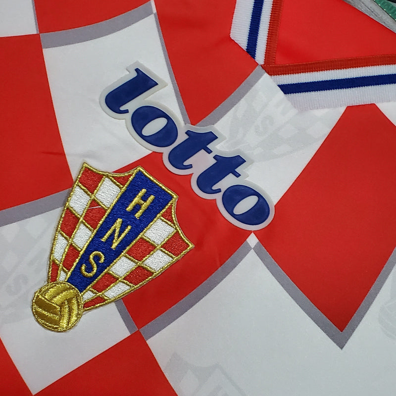 Maillot Croatie 1998 Domicile - Rétro