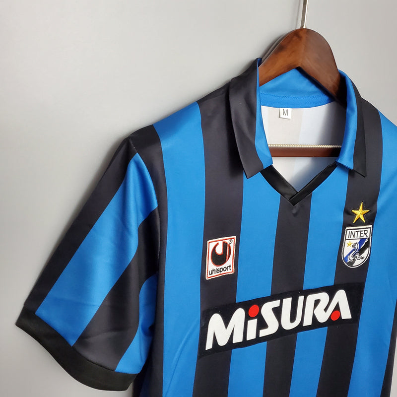 Camisola Inter de Milão Home 88/90 - Retrô