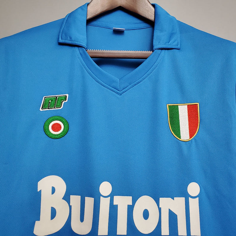 Camisola Napoli Home 87/88 - Retrô