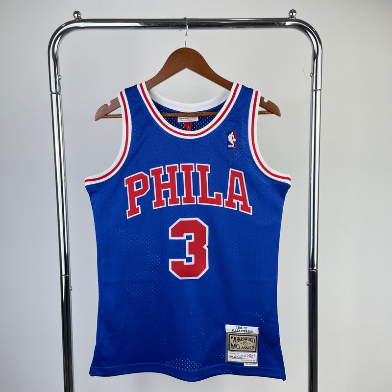 Philadelphia 76ers Retro Mitchell &amp; Ness 1996/1997 Allen Iverson NBA Tank Top