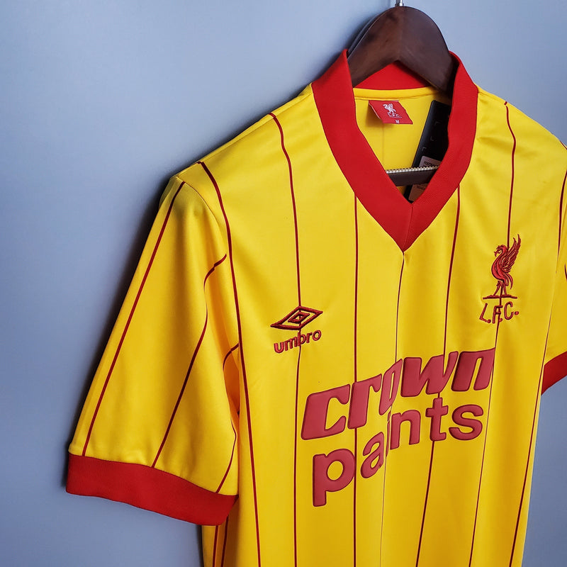 Camisola Liverpool Away 1984 - Retrô