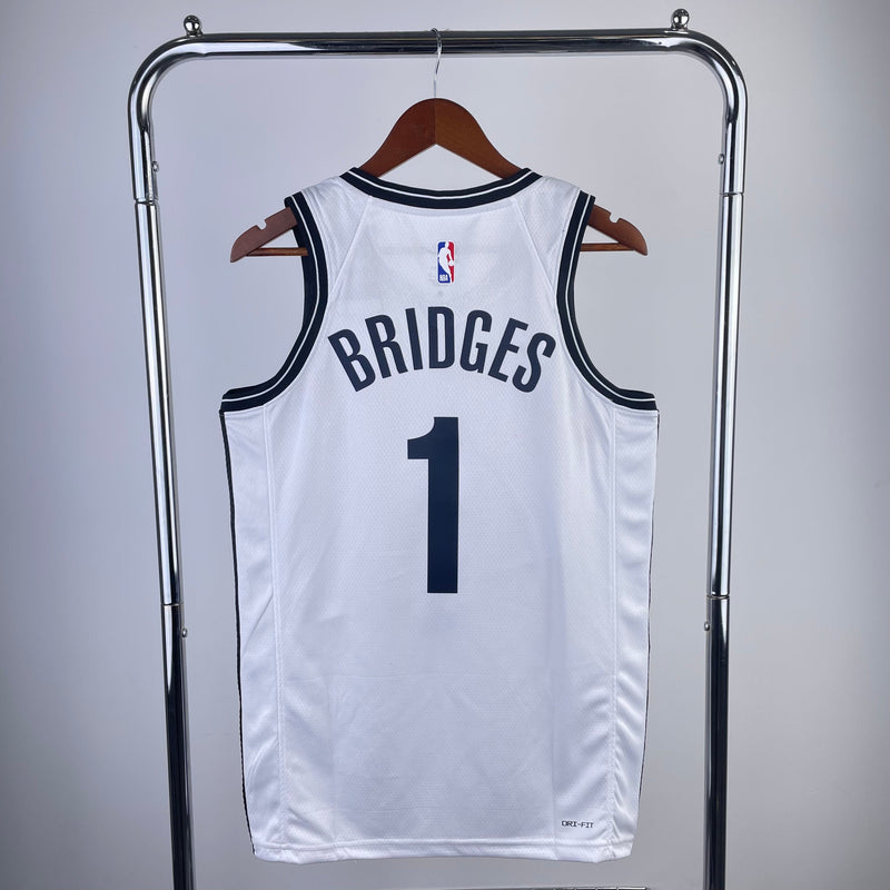 Brooklyn Nets 23/24 Association Edition Mikal Bridges Débardeur 