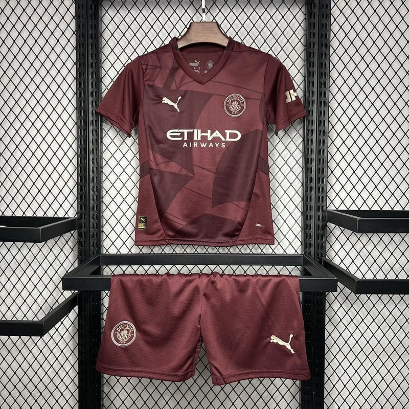 Kit Enfant Manchester City Extérieur 2024/2025