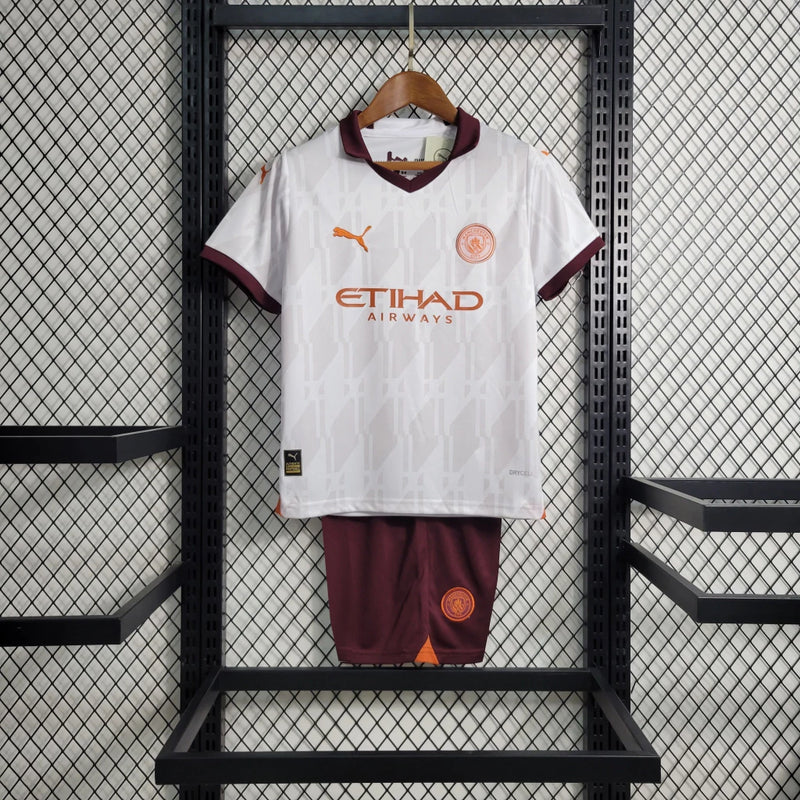 Kit Enfant Manchester City Extérieur 2023/2024