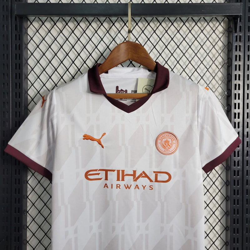 Kit Enfant Manchester City Extérieur 2023/2024