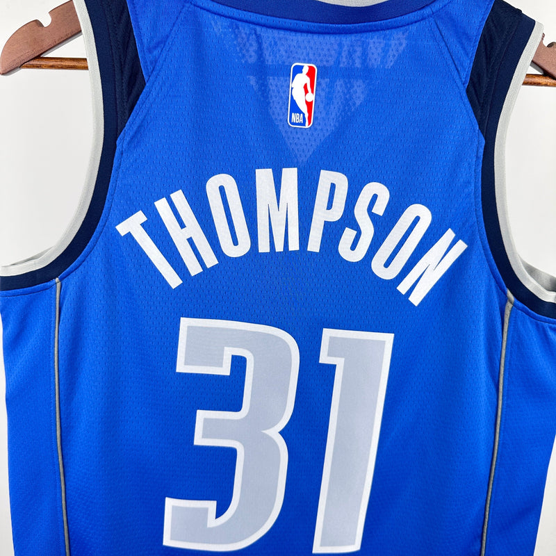 Débardeur bleu Klay Thompson des Dallas Mavericks 24/25 Icon Edition 