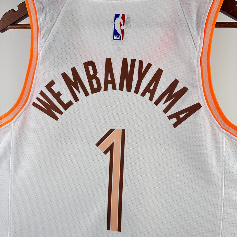 San Antonio Spurs 23/24 City Edition Victor Wembanyama Regatta