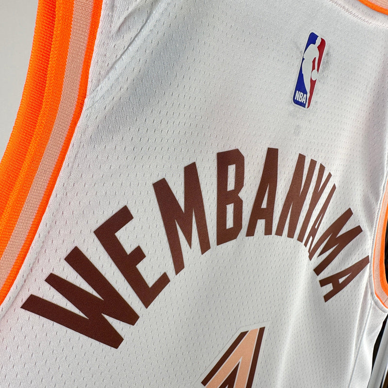 San Antonio Spurs 23/24 City Edition Victor Wembanyama Regatta