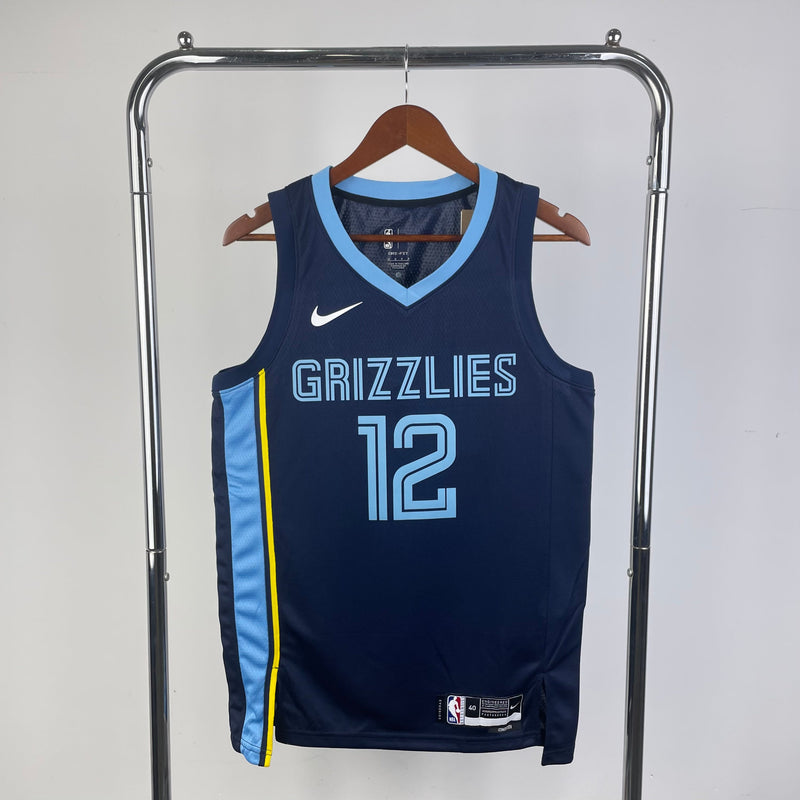 Memphis Grizzlies 23/24 Icon Edition Ja Morant Débardeur Bleu