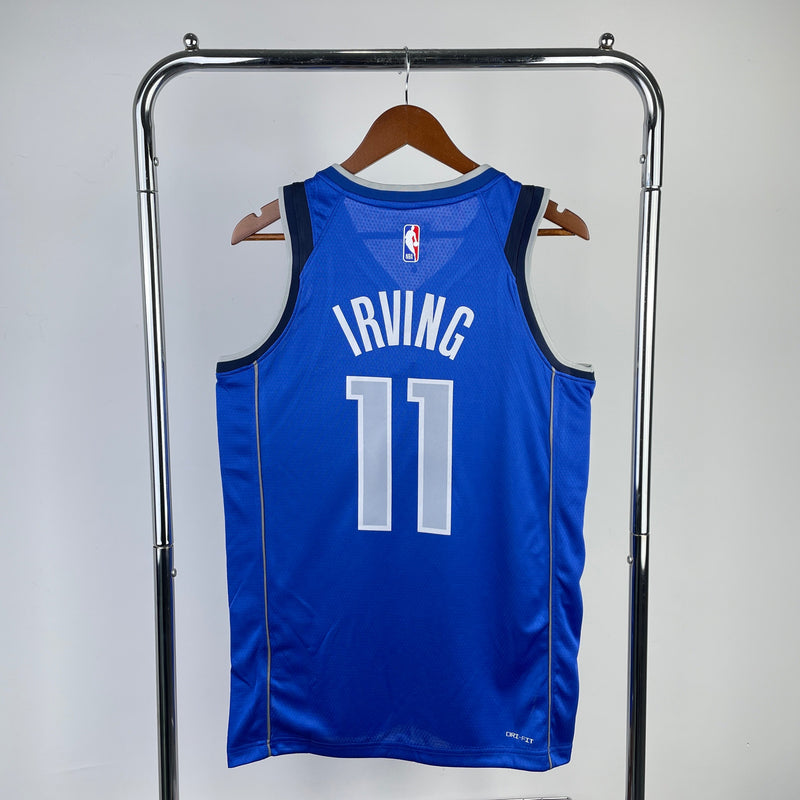 Dallas Mavericks 23/24 Icon Edition Kyrie Irving Blue Tank Top