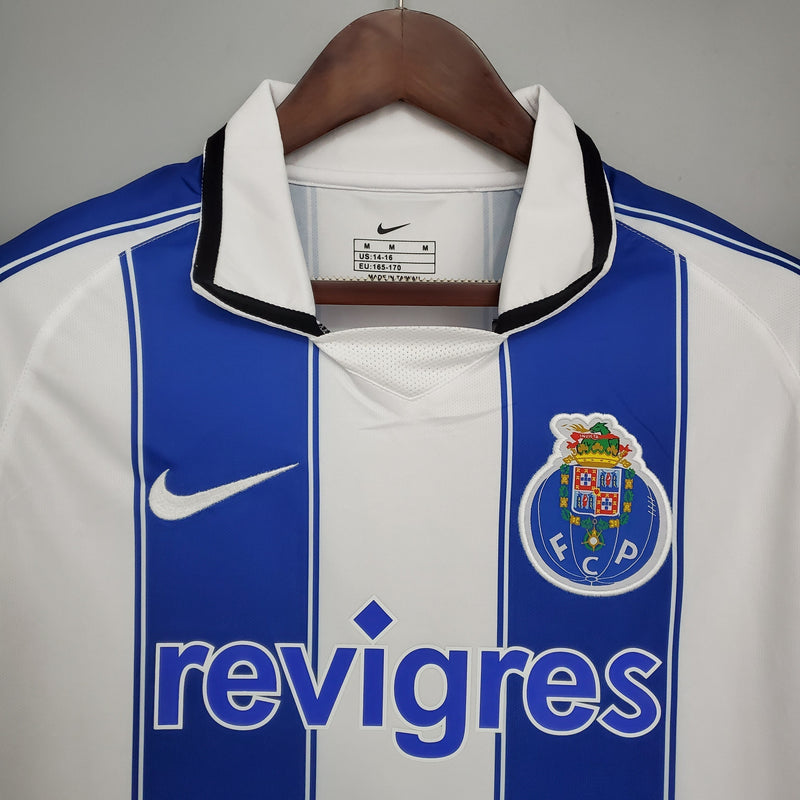 Camisola Porto Home 03/04 - Retrô