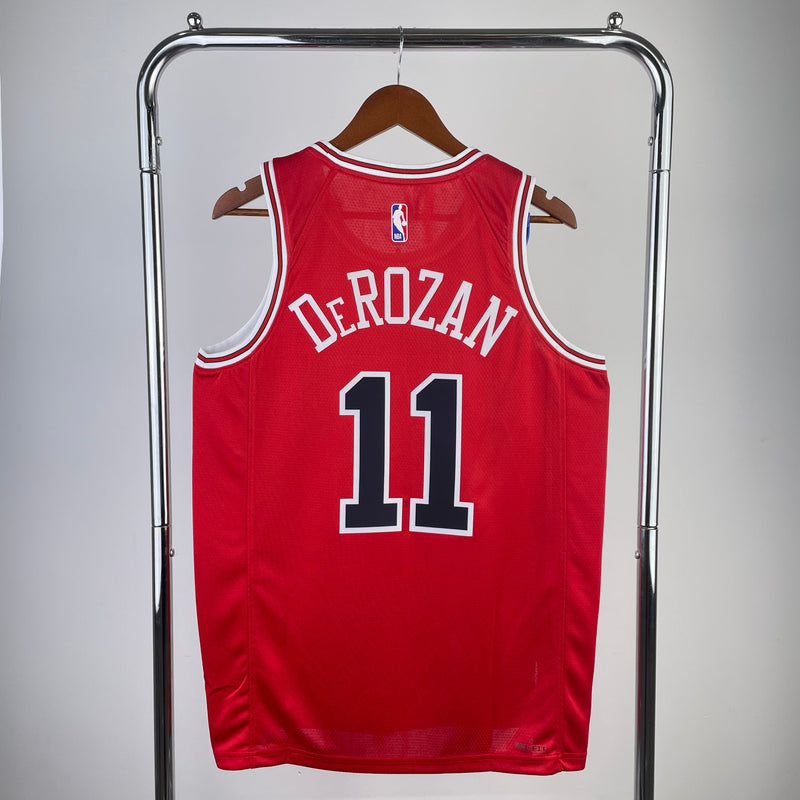 Débardeur rouge DeMar DeRozan des Chicago Bulls 23/24 Icon Edition 