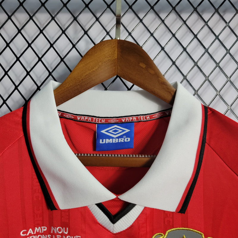 Camisola Manchester United Home 1999 - Retrô