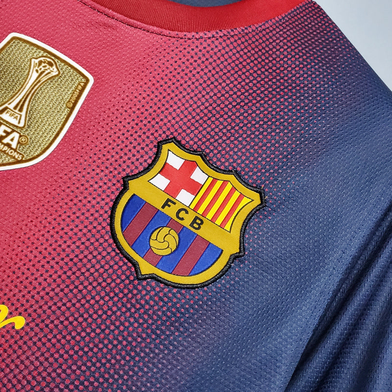 Camisola Barcelona Home 12/13 - Retrô