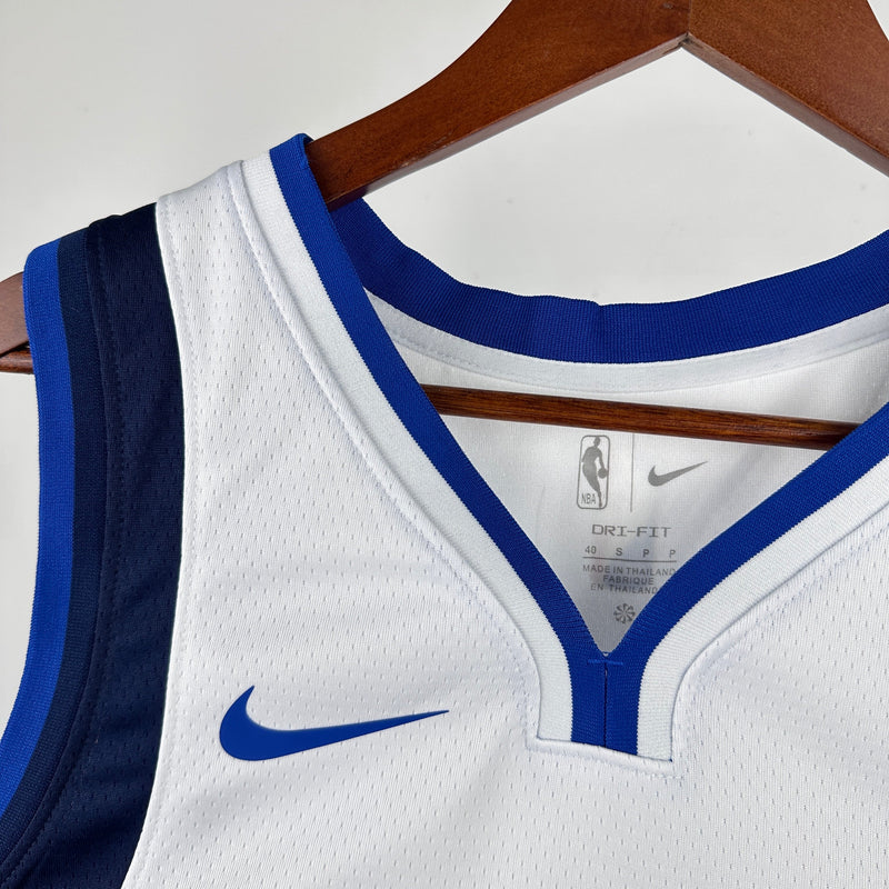 Dallas Mavericks 24/25 Association Edition Klay Thompson White Tank Top 