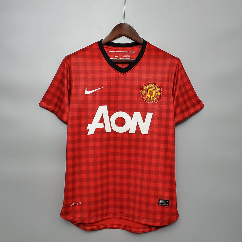 Camisola Manchester United Home 12/13 - Retrô