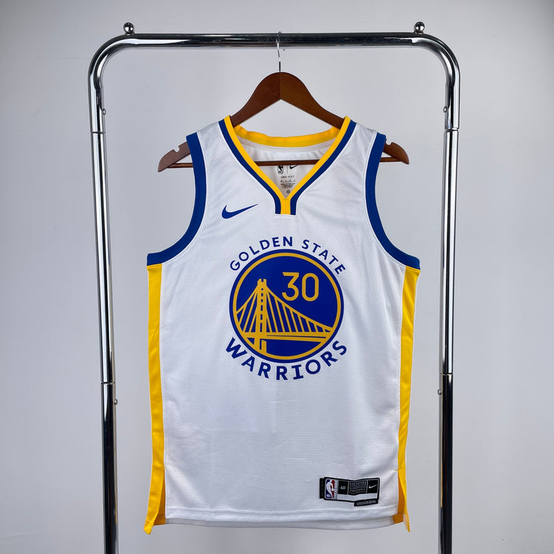 Golden State Warriors 23/24 Association Edition Stephen Curry White Tank Top