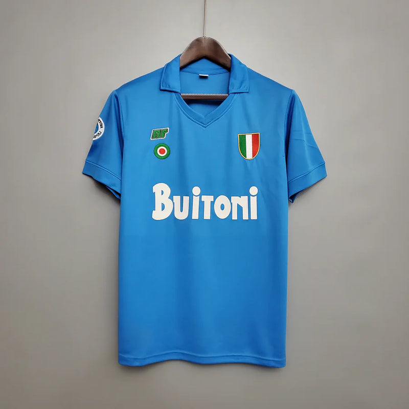 Camisola Napoli Home 87/88 - Retrô