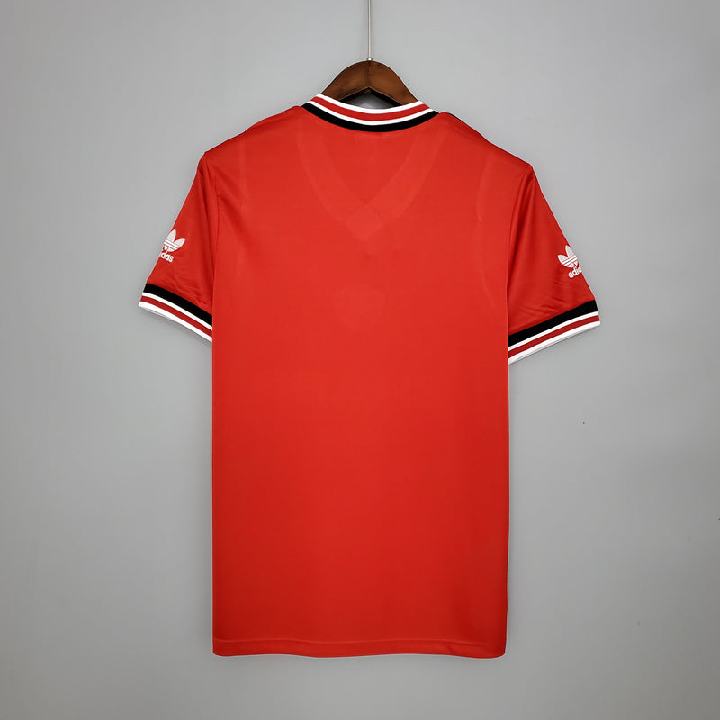 Camisola Manchester United Home 85/86 - Retrô