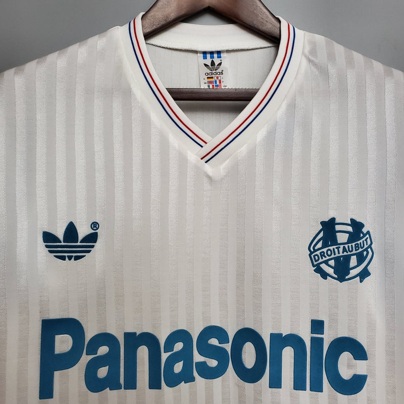 Camisola Olympique de Marseille Home 90/91 - Retrô