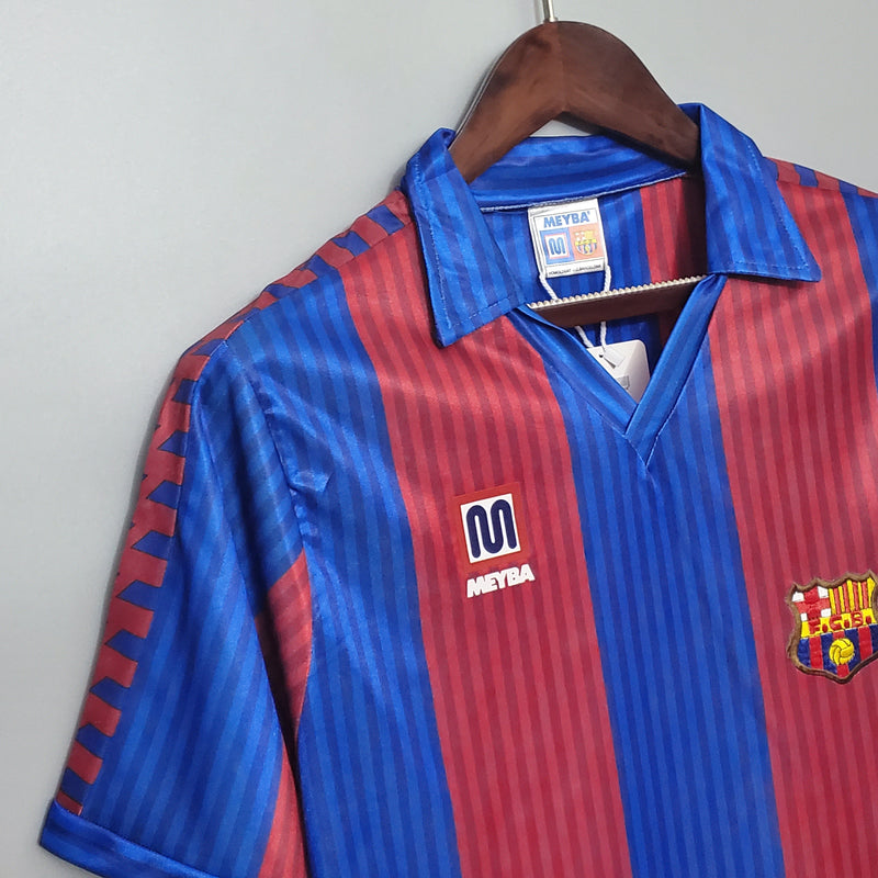 Camisola Barcelona Home 90/91 - Retrô