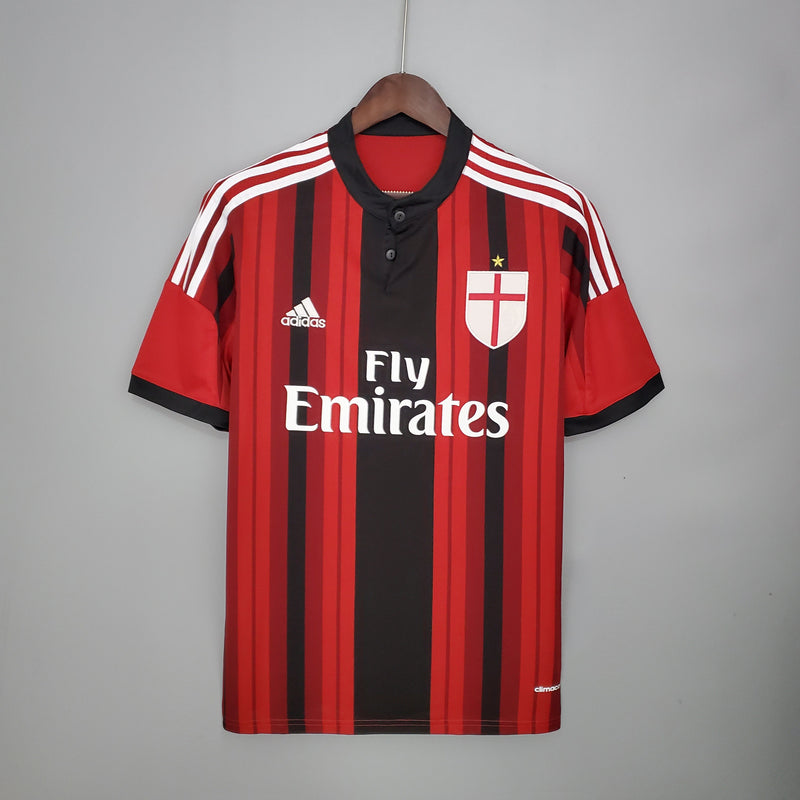 Camisola Milan Home 14/15 - Retrô